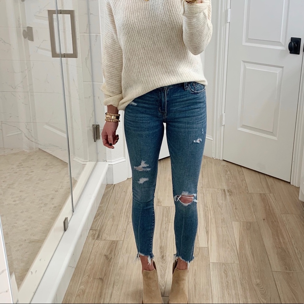 Abercrombie Distressed Jeans